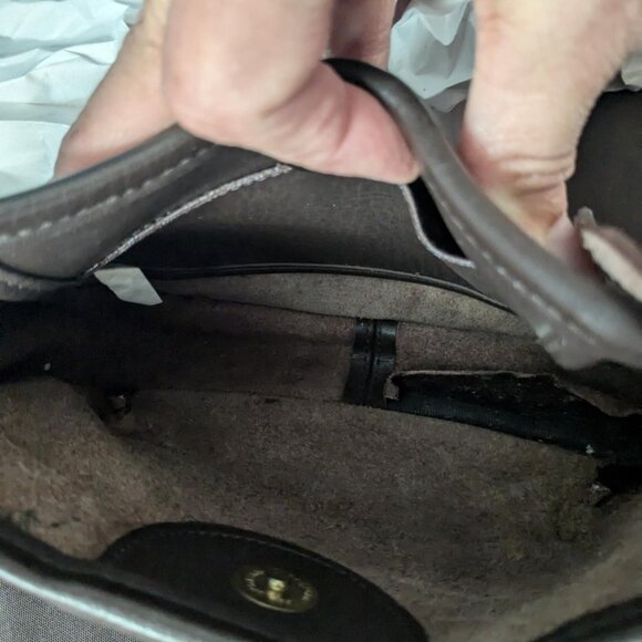 Classic Brown Genuine Leather Hobo Bag – Minimalist Shoulder Purse - Picture 3 of 3